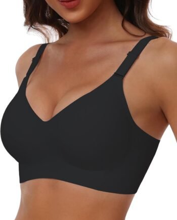 Comfortable Seamless Full Coverage Bra for Women Wireless Bras with Soft Support Regular and Plus Size