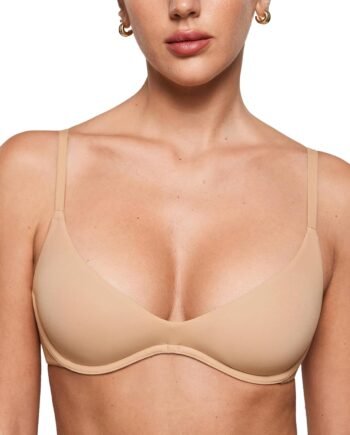 Women's  Plunge Bra - Unlined Underwire Sexy Demi Balconette Bras