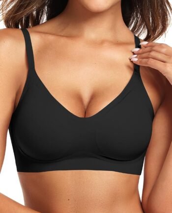 Womens Seamless Bra No Underwire Comfort Push Up Bras Buttery Soft Wireless  Full Coverage Sport Everyday Bra